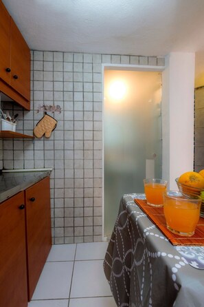 Interior - Bio-climatic Cave Studio with private terrace (Corfu)