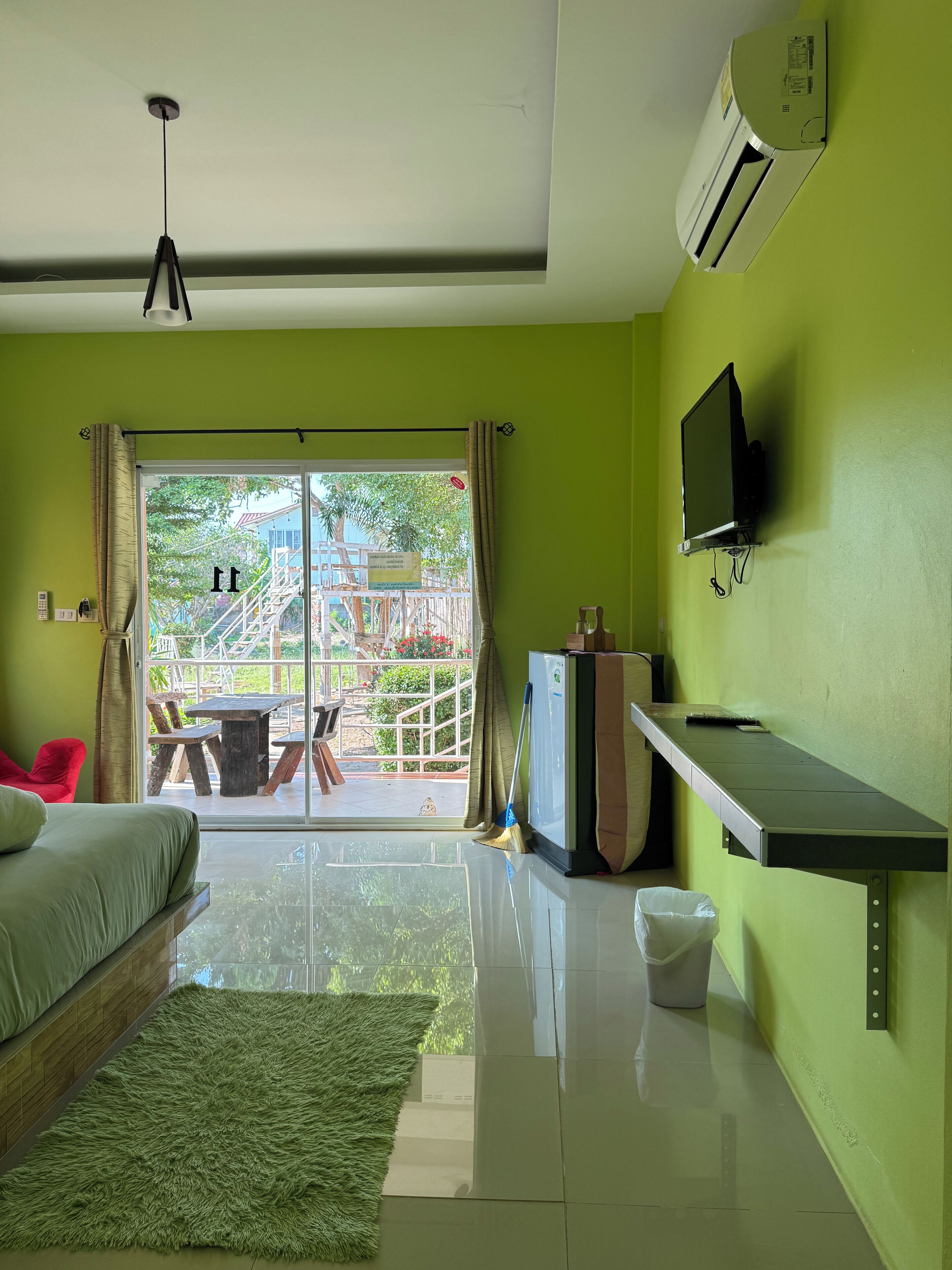 Standard Double Room | Wi-Fi ฟรี, ผ้าปูที่นอน