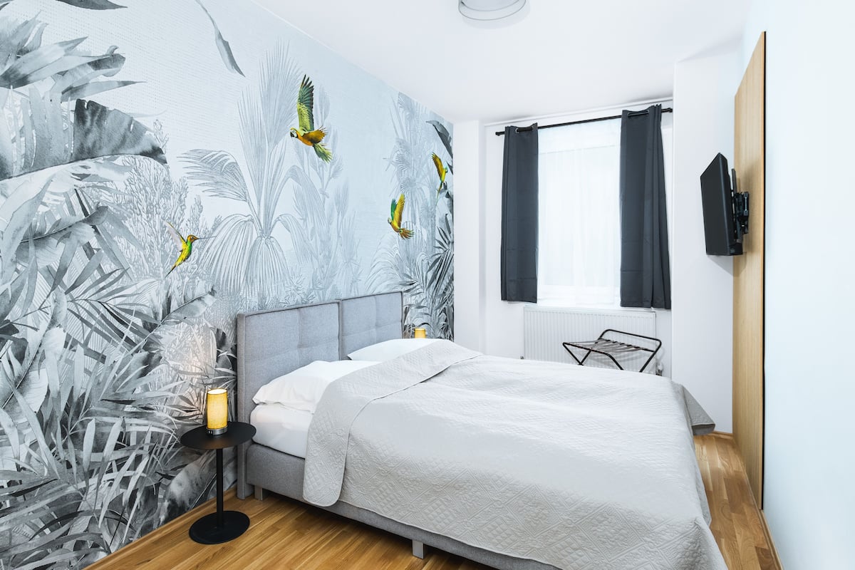 Familie appartement | 1 slaapkamer, een strijkplank/strijkijzer, gratis wifi, beddengoed