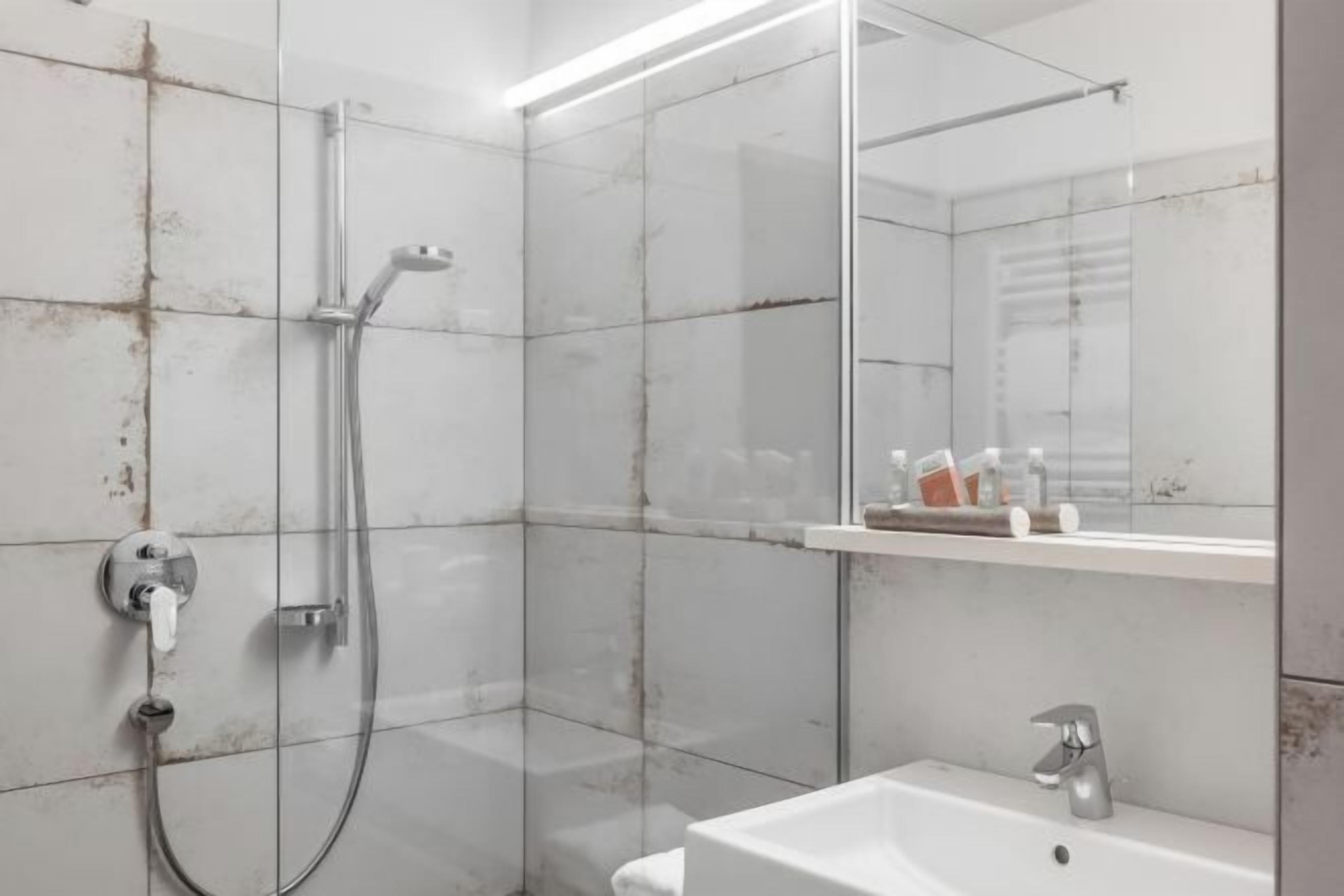 Bathroom | Free toiletries, hair dryer, bathrobes, slippers