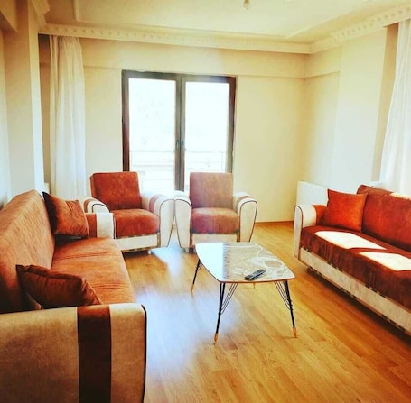 Superior Apartment | Living area. ŞİRAN ÖZEL KİRALIK TATİL DAİRESİ