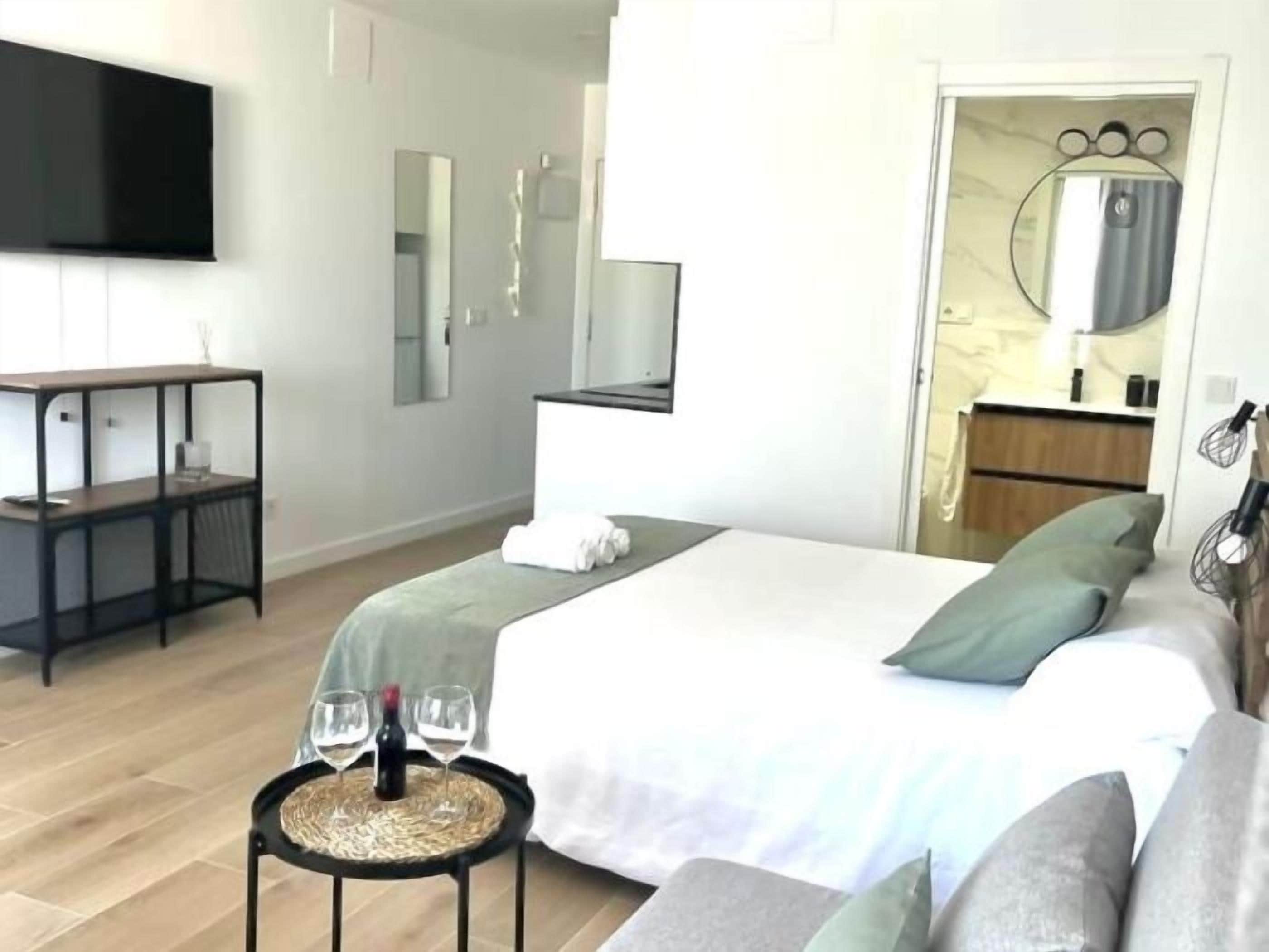 1 Schlafzimmer, Bügeleisen/Bügelbrett, Internetzugang, Bettwäsche