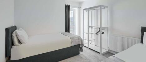 2 Schlafzimmer, Schreibtisch, Bügeleisen/Bügelbrett, kostenloses WLAN