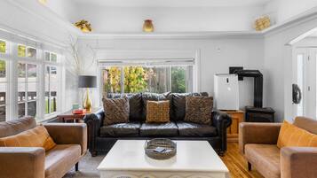 Smart TV y chimenea