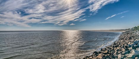 Aan het strand