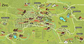 Property map - Rózsavendégház a Bakony -szívében! (Zirc)