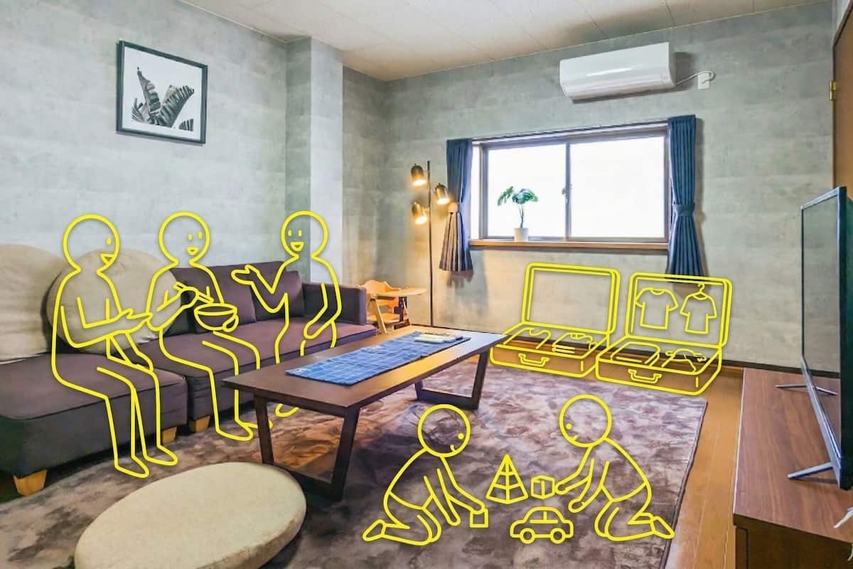 Apartment, 3 Schlafzimmer, Nichtraucher | Wohnzimmer | Videospielkonsole, Kinderspielzeug