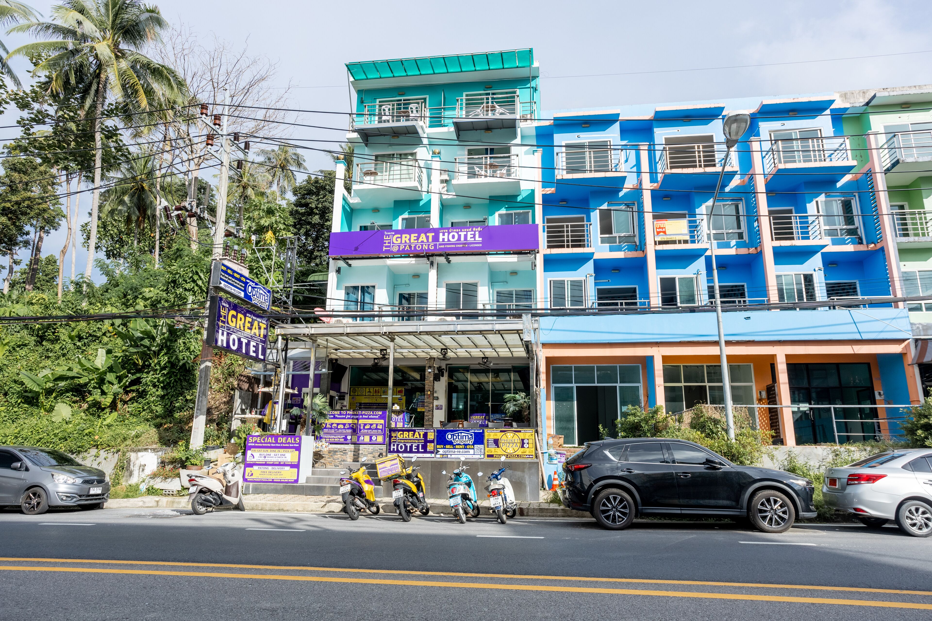 Fachada de la propiedad