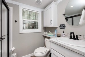 Hair dryer, towels