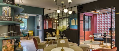 Lobby sitting area
