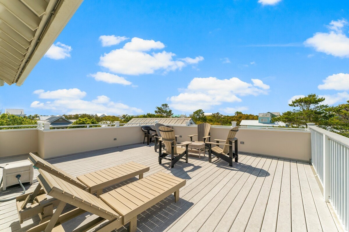 Photo 44 of Private Pool-Hot Tub - Free Golf Cart - Block to Beach - GameRoom - Rooftop Deck