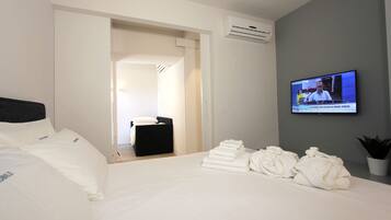 2 chambres, fer et planche Ă repasser, Wi-Fi gratuit, draps fournis