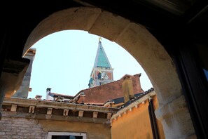 Blick von der Unterkunft