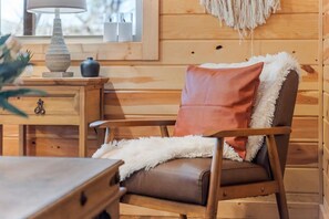 Interior - Pet-Friendly Peaceful Cabin Near River w/ Fire Pit + Hot Tub Sleeps 13 (Jasper)