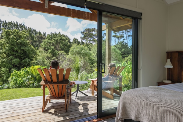 Casa de campo Deluxe, vistas al jardín | Terraza o patio