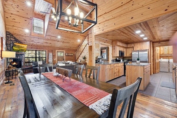 Interior - The Forest Cabin- Near ATV Trails, Hot Tub, Fire Pit, Kids Zipline, Pet Friendly (Broken Bow)