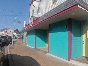 Façana frontal de l'allotjament