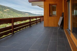 Terrace/patio - Cybeles 8 nice refurbished apartment 450m from the ski pistes (Les Allues)
