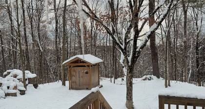 Cozy Mountain Top Cabin: Sauna, Fireplace Kayak & SUPs