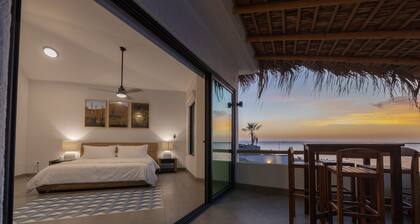 Beachfront Villa with Heated Pool