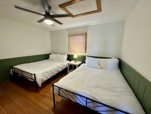 4 bedrooms, travel cot, WiFi, bed sheets