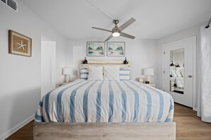 2 dormitorios, tabla de planchar con plancha, wifi gratis y ropa de cama