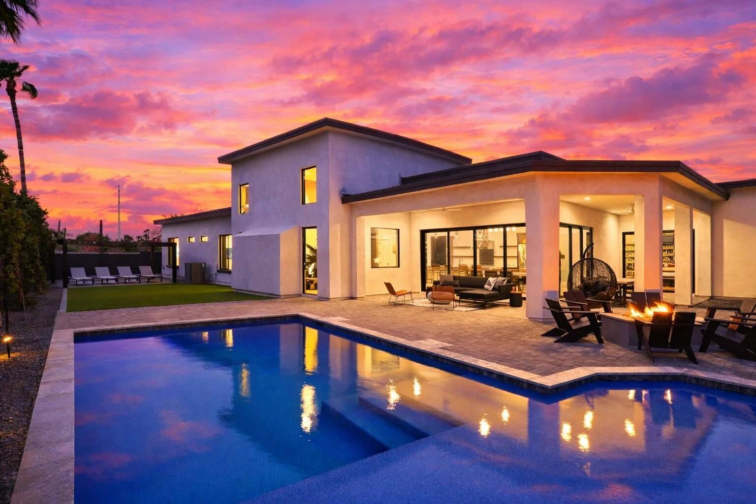 Una piscina climatizada