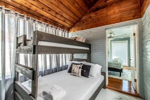 4 bedrooms, iron/ironing board, travel crib, WiFi