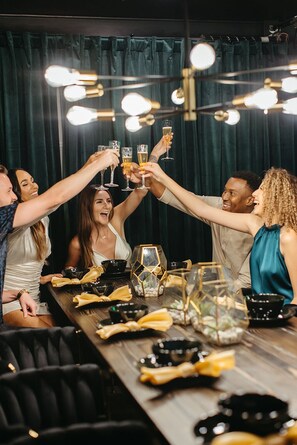 Dining - Group Fun HQ with Hot Tub + Bar, Heated Pool, Game Room & Lounge Near Old Town (Scottsdale)