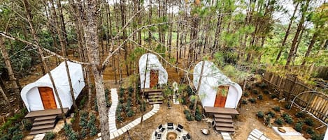 Design Tent, Garden View | View from room