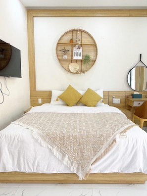 1 dormitorio, tabla de planchar con plancha, wifi y ropa de cama