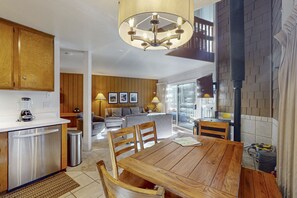 Interior - Well-appointed condo near skiing with sauna, hot tub, & grill - wood stove (Mammoth Lakes)