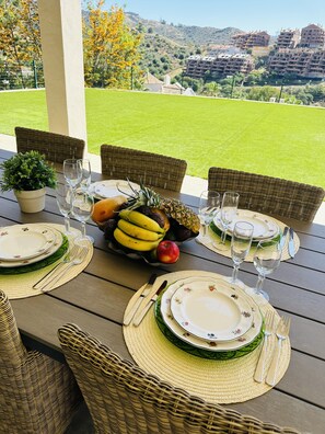 Udendørs spisemuligheder