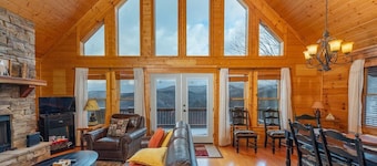 Views on 2 Decks~Pool Table~Hot Tub~Near Asheville