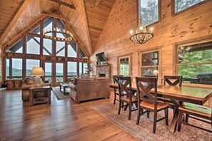 Interior - Long-Range Views | Game Room | Fire Pit | Pets (Blue Ridge)