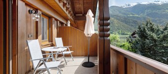 Ferienwohnung 'Mayr Fünf' mit Bergblick, Balkon und WLAN