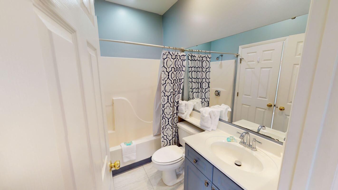 Bathtub, hair dryer