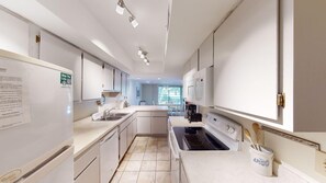 Fridge, microwave, oven, stovetop - Beach and Golf Dreams: 3 Bedroom 2 Bath (Pawleys Island)