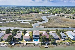 Exterior - Beautiful Marshview home with 7 Bedrooms (Pawleys Island)