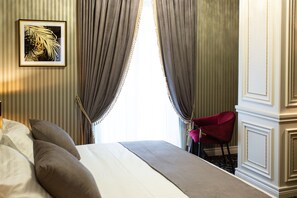 Hochwertige Bettwaren, Minibar, schallisolierte Zimmer