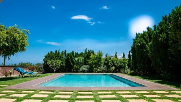 Pool - Villa Dimokratia - Private Pool, Sea View. (Chania)