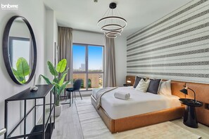 Deluxe Apartment | 1 bedroom, in-room safe, blackout drapes, iron/ironing board - bnbme | Rahaal | 1 BDR (Dubai)