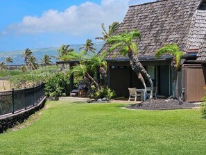 Terrace/patio - #18 Oceanview Near VNP & Punalu`u Black Sand Beach (Naalehu)