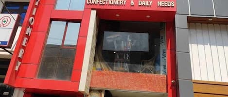 Overnatningsstedets facade