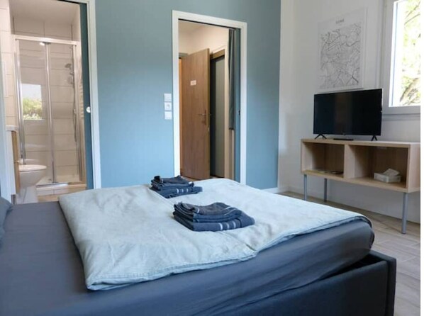 1 makuuhuone, ilmainen Wi-Fi, vuodevaatteet