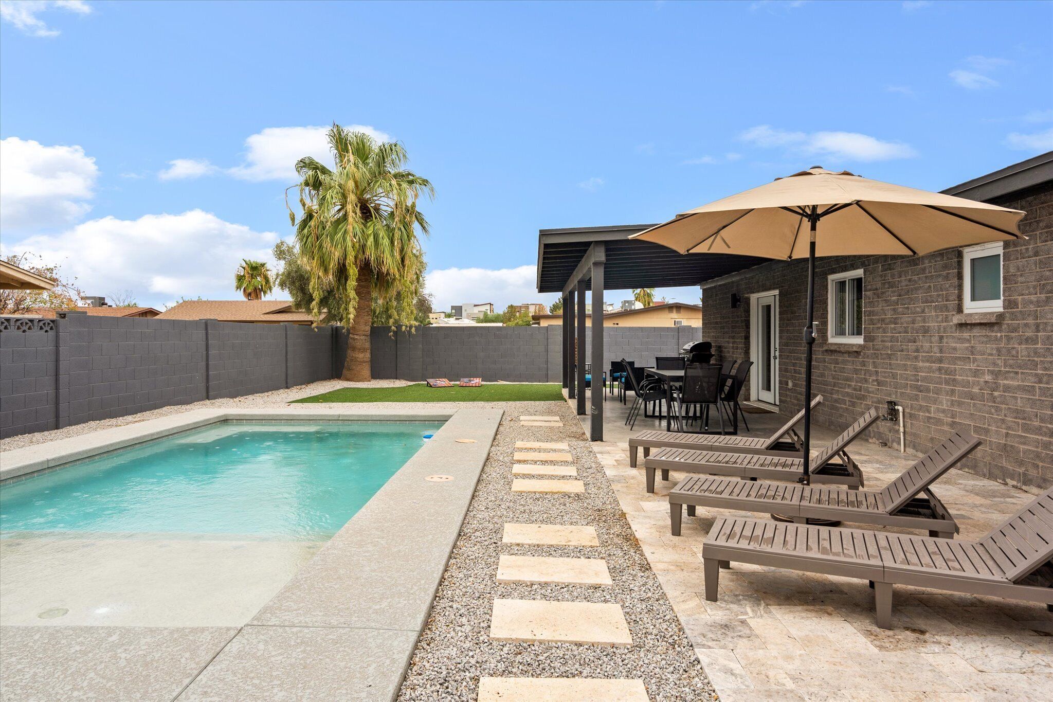 Family-oriented home and neighborhood, fantastic backyard with a private pool!