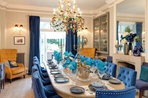 Villa | Dining - Luxurious Historical Villa With Stunning Garden (Ross-on-Wye)