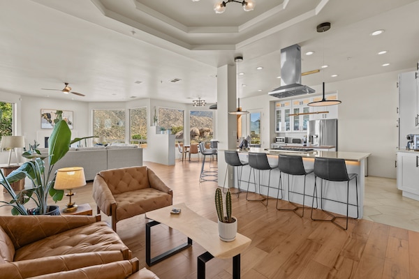 Lounge, kitchen, & living area