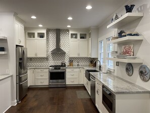 Fridge, microwave, stovetop, dishwasher - Well-appointed home and a nature oasis! (Bald Head Island)