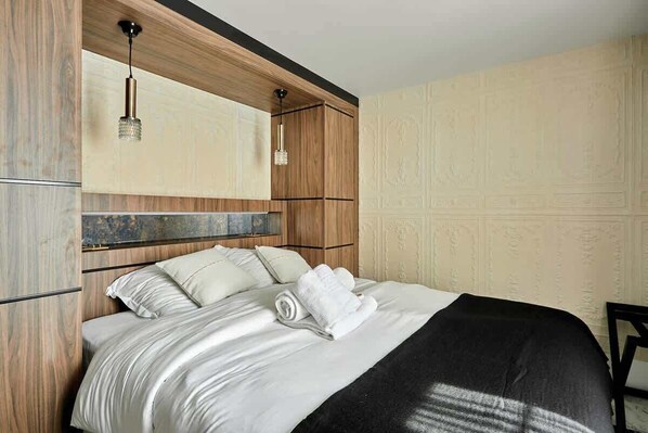 1 chambre, accès au Wi-Fi (inclus), literie fournie